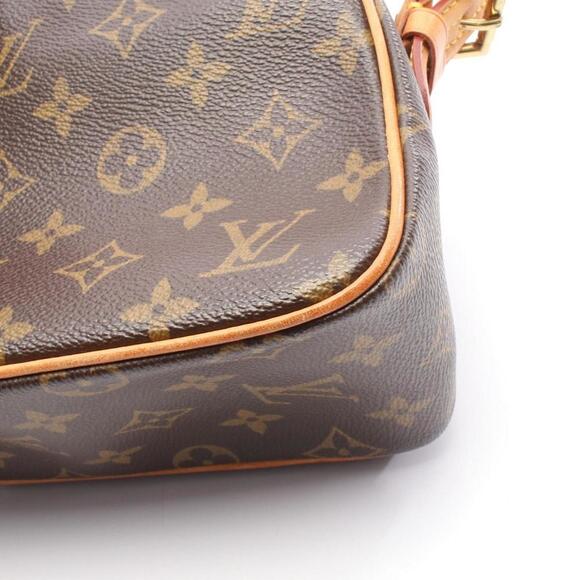 LOUIS VUITTON Brown Monogram Leather Shoulder Bag - Picture 8 of 11